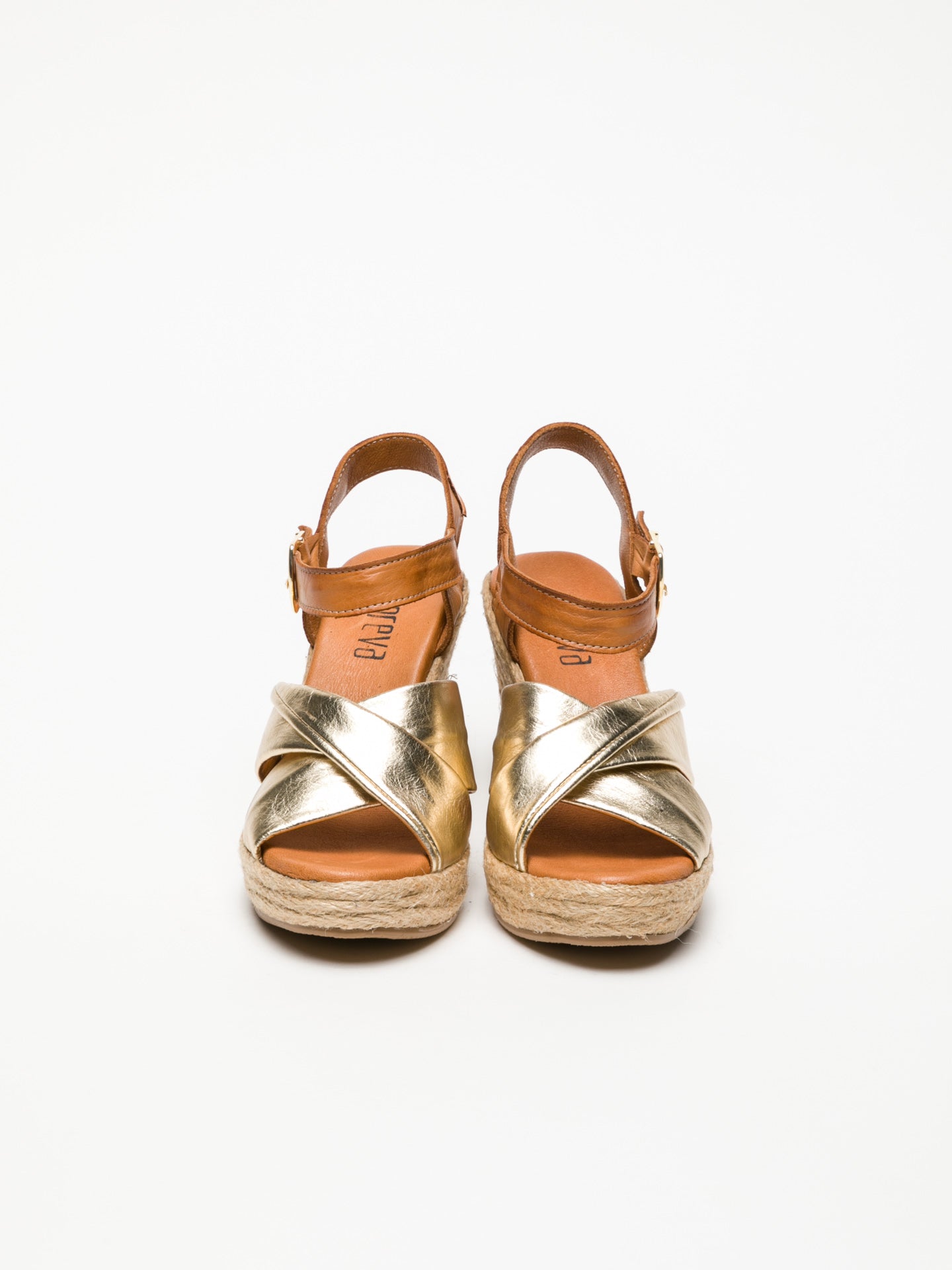 Foreva Gold Wedge Sandals